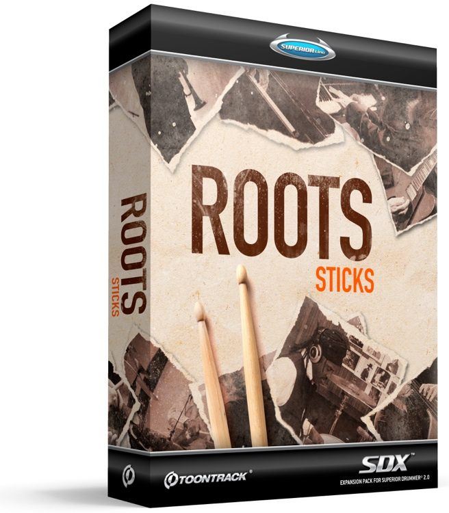Toontrack Roots SDX - Sticks kolekcja bębnów